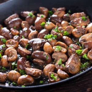 Sauteed mushrooms